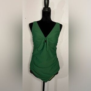 Kona Sol Forest Green Bathing Suit